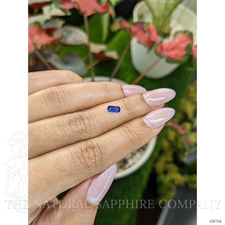 0.46 Ct. Blue Sapphire from Ceylon (Sri Lanka)