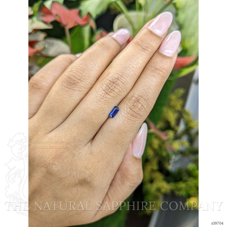 0.46 Ct. Blue Sapphire from Ceylon (Sri Lanka)
