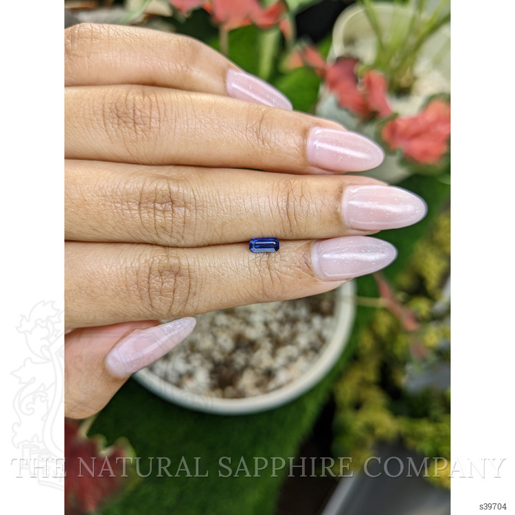 0.46 Ct. Blue Sapphire from Ceylon (Sri Lanka)