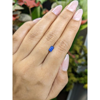 0.61 Ct. Blue Sapphire from Ceylon (Sri Lanka) Life Style