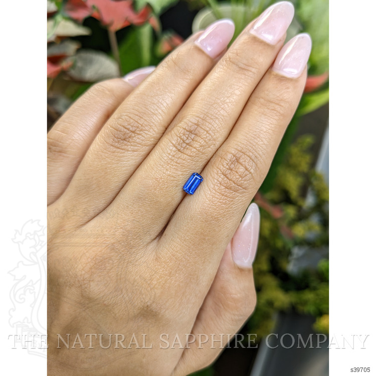 0.61 Ct. Blue Sapphire from Ceylon (Sri Lanka)