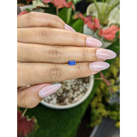 0.61 Ct. Blue Sapphire from Ceylon (Sri Lanka) Life Style
