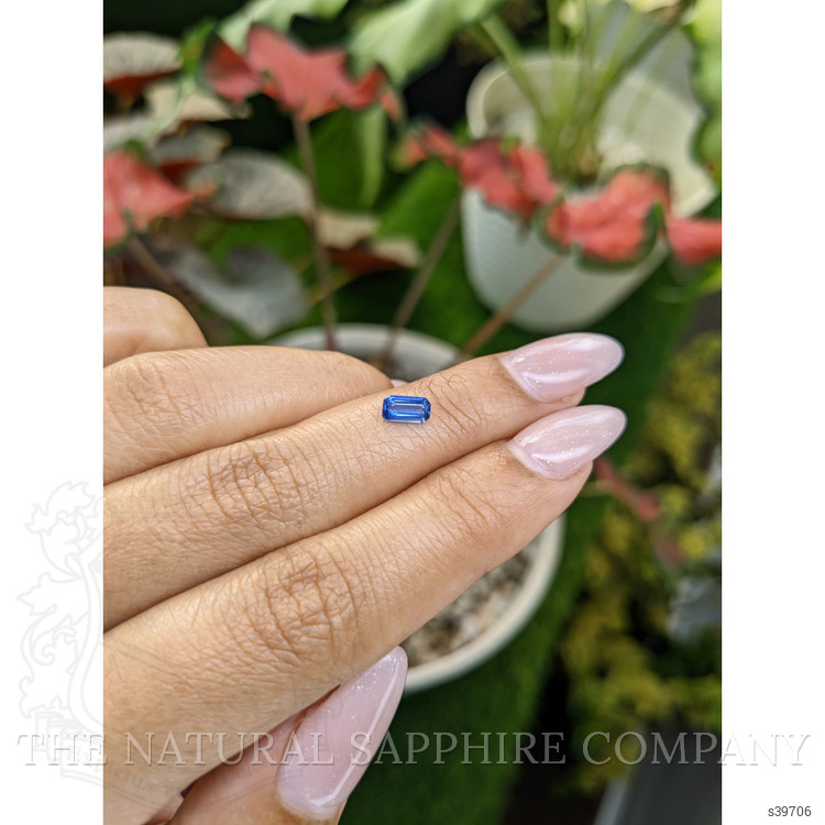 0.51 Ct. Blue Sapphire from Ceylon (Sri Lanka)