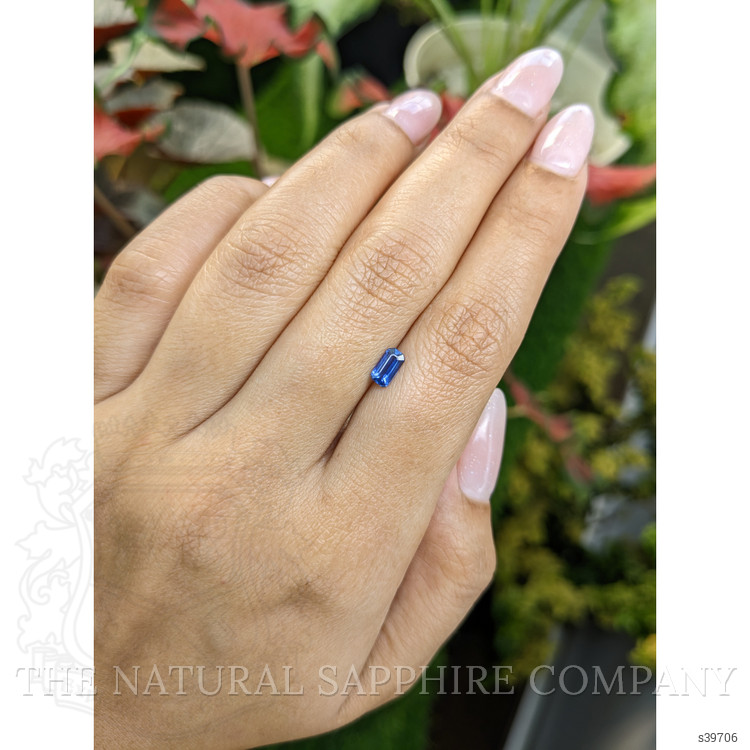 0.51 Ct. Blue Sapphire from Ceylon (Sri Lanka)