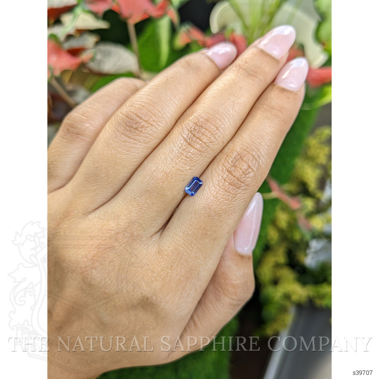 0.48 Ct. Blue Sapphire from Ceylon (Sri Lanka)