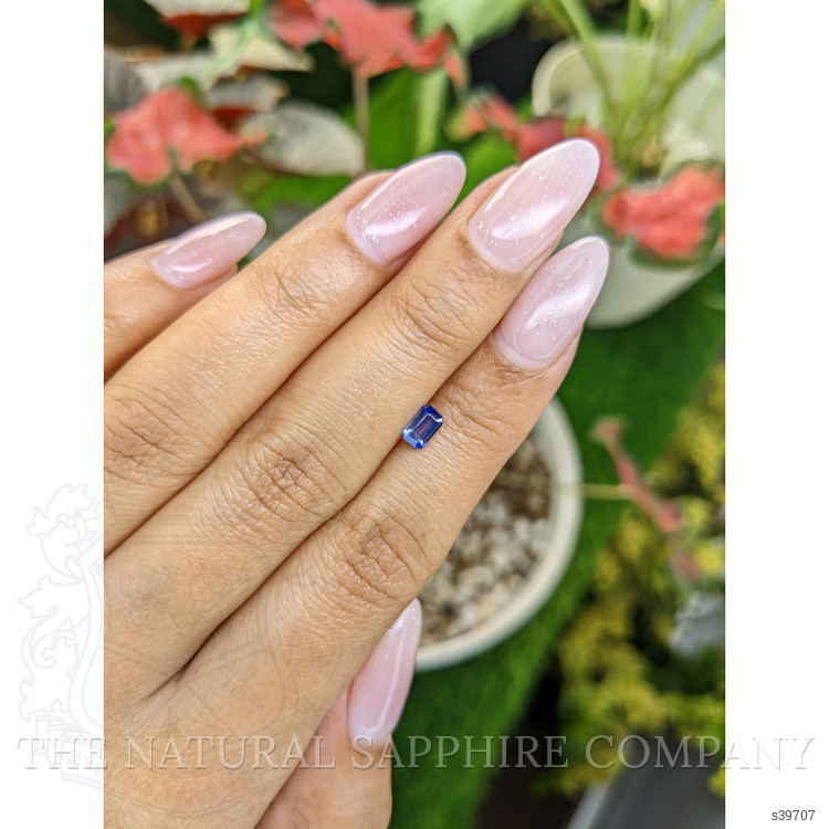 0.48 Ct. Blue Sapphire from Ceylon (Sri Lanka)