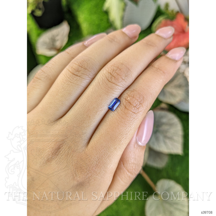 0.52 Ct. Blue Sapphire from Ceylon (Sri Lanka)