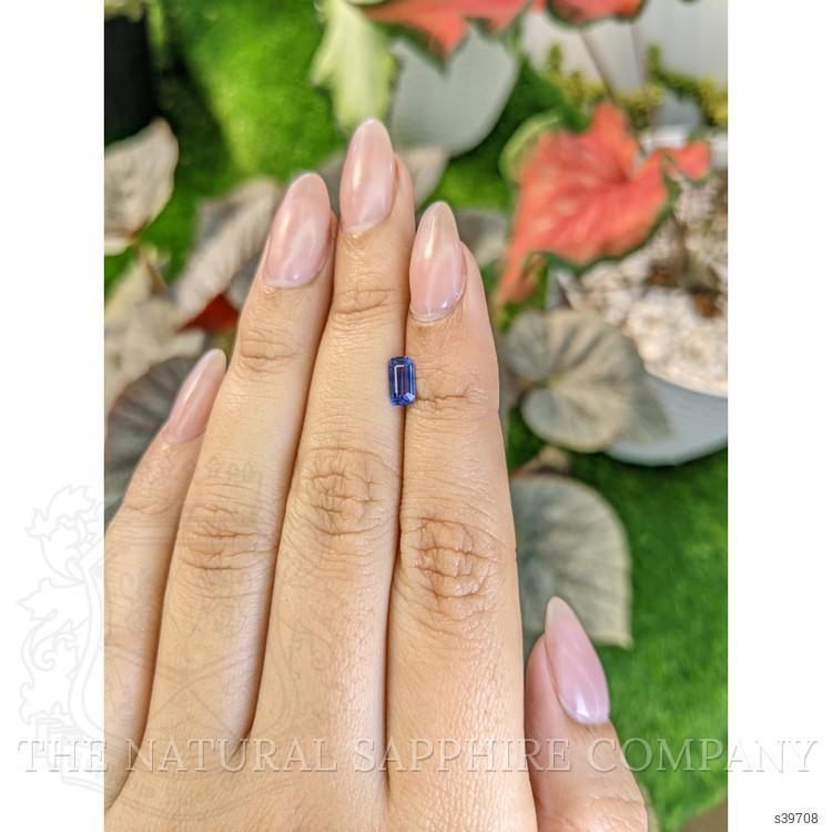 0.52 Ct. Blue Sapphire from Ceylon (Sri Lanka)