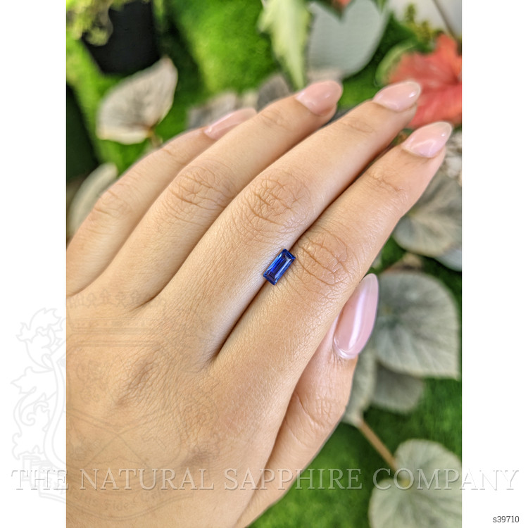 0.61 Ct. Blue Sapphire from Ceylon (Sri Lanka)