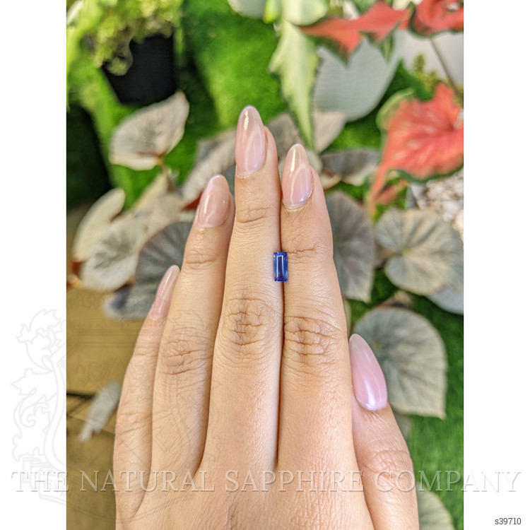 0.61 Ct. Blue Sapphire from Ceylon (Sri Lanka)