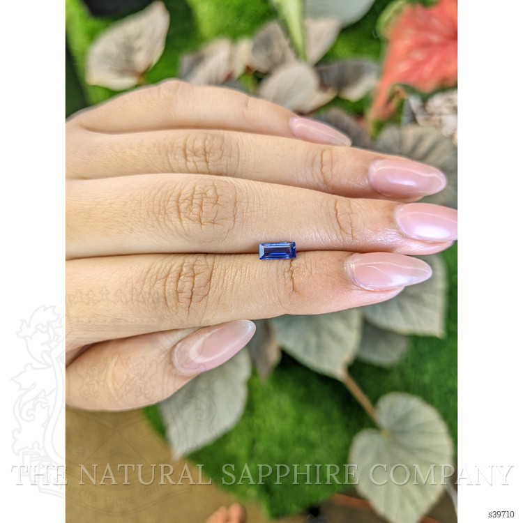 0.61 Ct. Blue Sapphire from Ceylon (Sri Lanka)