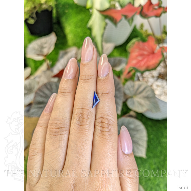 0.75 Ct. Blue Sapphire from Ceylon (Sri Lanka)