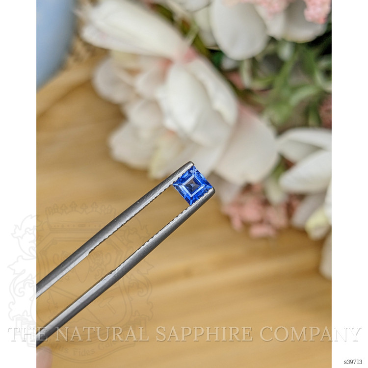 0.42 Ct. Blue Sapphire from Ceylon (Sri Lanka)