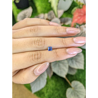 0.42 Ct. Blue Sapphire from Ceylon (Sri Lanka) Life Style