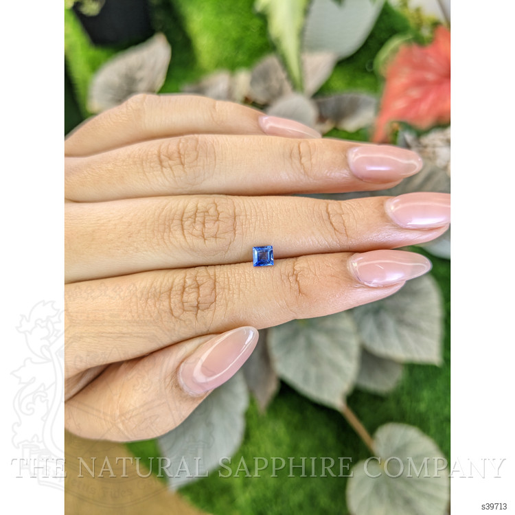 0.42 Ct. Blue Sapphire from Ceylon (Sri Lanka)