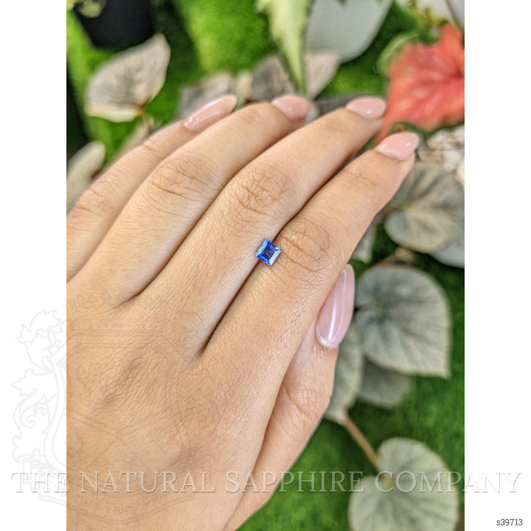 0.42 Ct. Blue Sapphire from Ceylon (Sri Lanka)