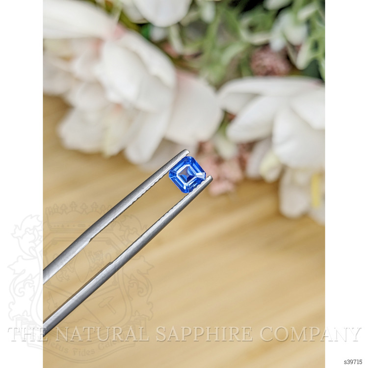 0.62 Ct. Blue Sapphire from Ceylon (Sri Lanka)