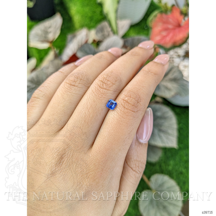0.62 Ct. Blue Sapphire from Ceylon (Sri Lanka)