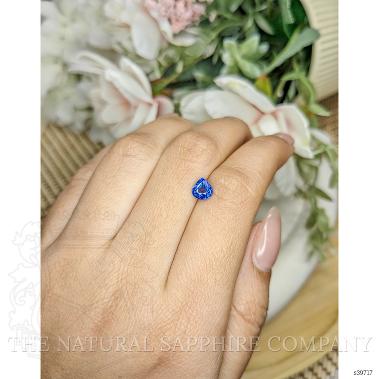 0.90 Ct. Blue Sapphire from Ceylon (Sri Lanka)