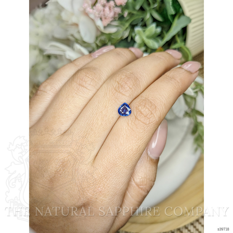 0.70 Ct. Blue Sapphire from Ceylon (Sri Lanka)