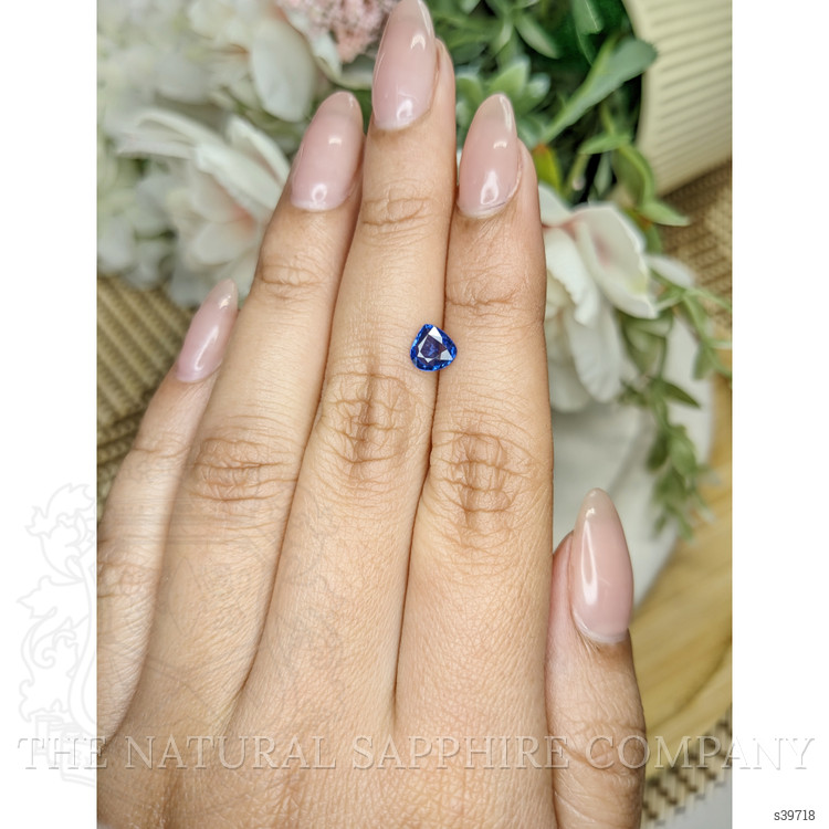0.70 Ct. Blue Sapphire from Ceylon (Sri Lanka)