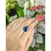 9.87 Ct. Blue Sapphire from Ceylon (Sri Lanka) Life Style