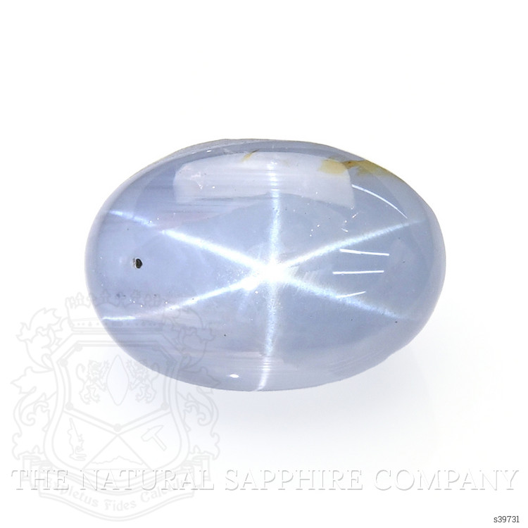 7.66 Ct. Bluish Grey Star Sapphire from Ceylon (Sri Lanka)