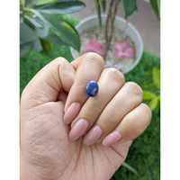 6.40 Ct. Blue Star Sapphire from Ceylon (Sri Lanka) Life Style