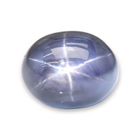 8.75 Ct. Bluish Grey Star Sapphire from Ceylon (Sri Lanka) Video