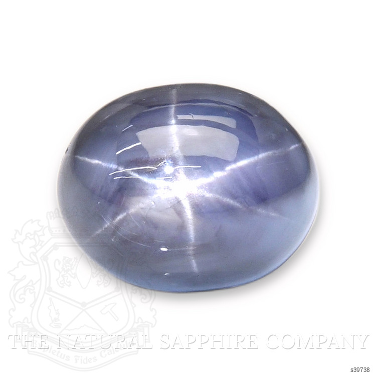 8.75 Ct. Bluish Grey Star Sapphire from Ceylon (Sri Lanka)
