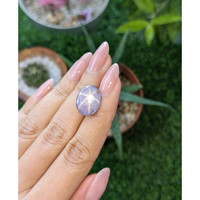 9.45 Ct. Purple Star Sapphire from Ceylon (Sri Lanka) Life Style
