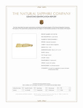 12.35 Ct. Yellow Sapphire from Ceylon (Sri Lanka) Scan Report