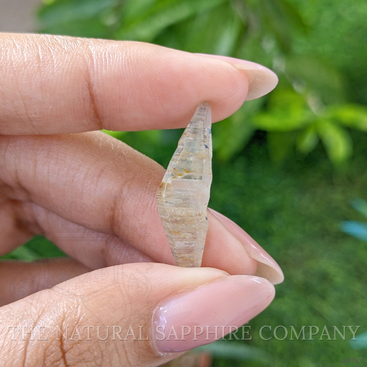 9.81 Ct. White Sapphire from Ceylon (Sri Lanka)