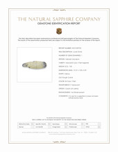 7.00 Ct. Bi Color / Parti Sapphire from Ceylon (Sri Lanka) Scan Report