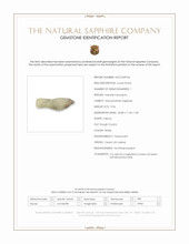 9.96 Ct. White Sapphire from Ceylon (Sri Lanka) Scan Report