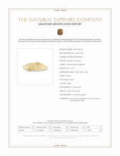 10.59 Ct. Yellow Sapphire from Ceylon (Sri Lanka) Scan Report