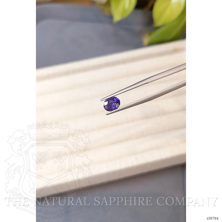 0.88 Ct. Purple Sapphire from Ceylon (Sri Lanka)