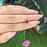 1.55 Ct. Purplish Pink Sapphire from Tanzania Life Style