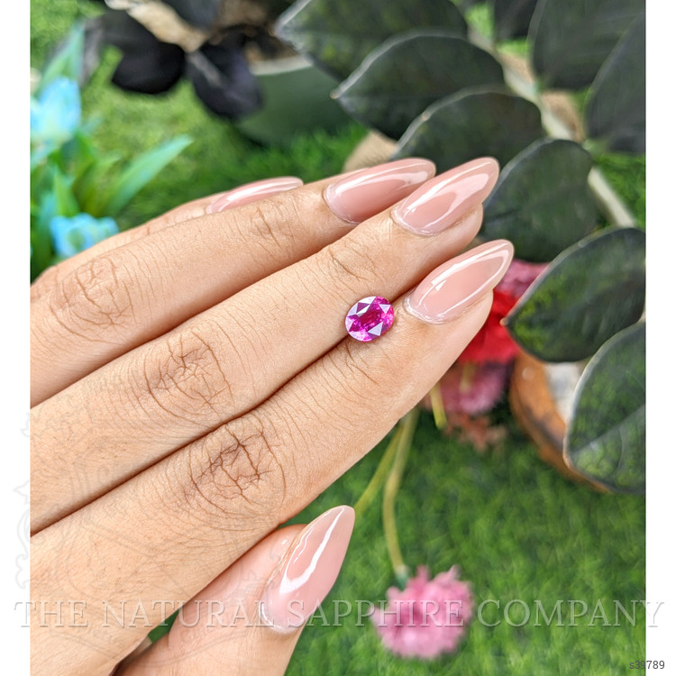 1.12 Ct. Purplish Pink Sapphire from Madagascar