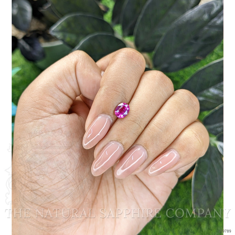 1.12 Ct. Purplish Pink Sapphire from Madagascar
