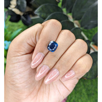 5.37 Ct. Blue Sapphire from Madagascar Life Style