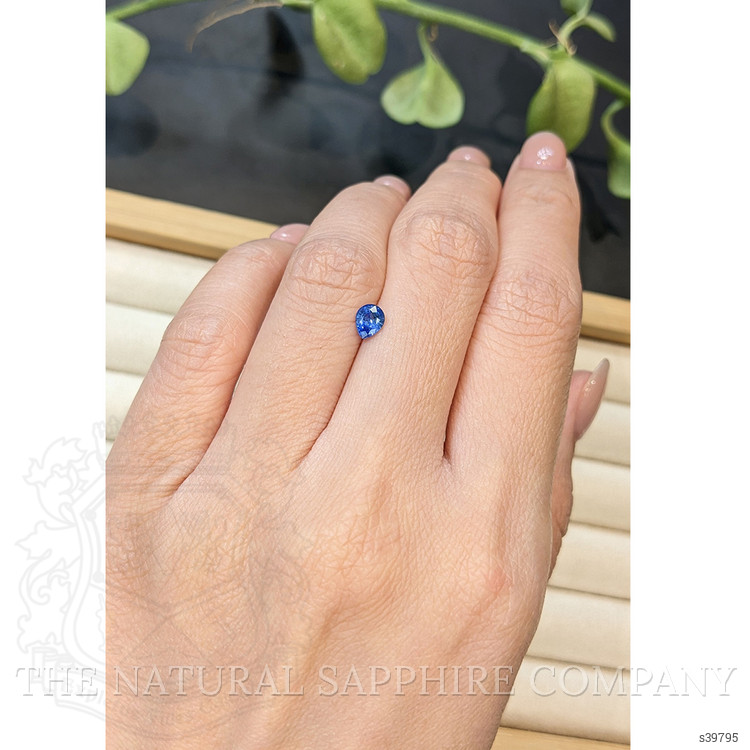 0.51 Ct. Blue Sapphire from Ceylon (Sri Lanka)