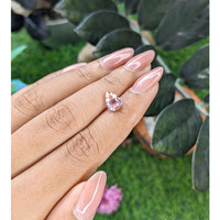 2.14 Ct. Peach Sapphire from Tanzania Life Style