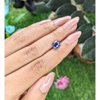1.61 Ct. Purplish Blue Sapphire from Tanzania Life Style