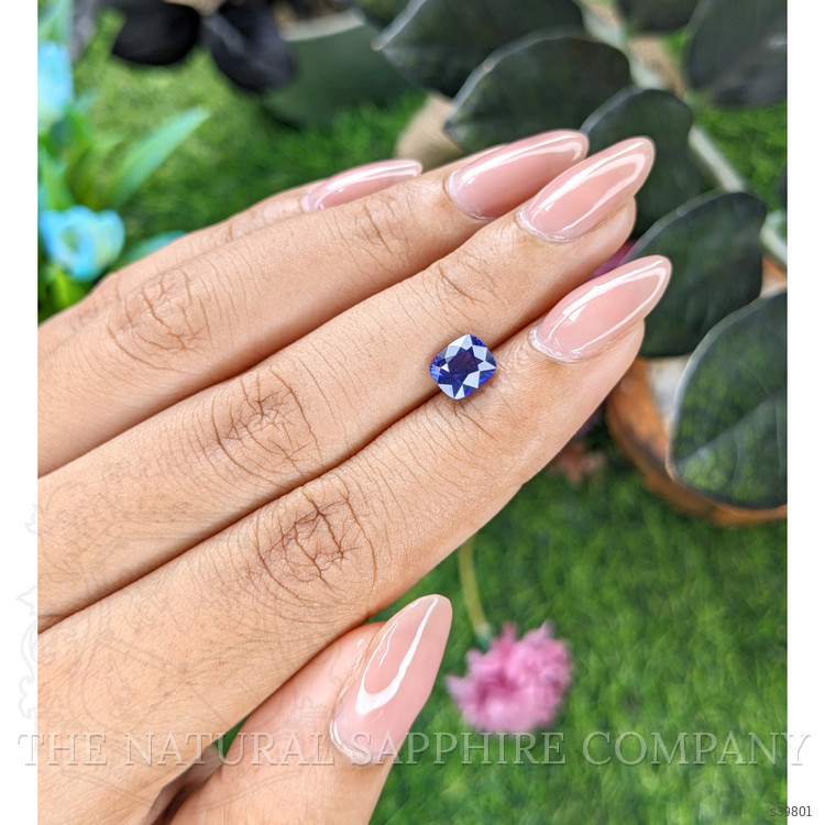 1.61 Ct. Purplish Blue Sapphire from Tanzania