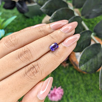 1.68 Ct. Bluish Purple Sapphire from Tanzania Life Style