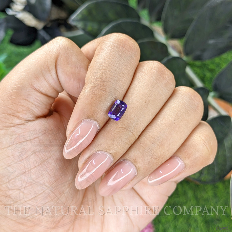 1.68 Ct. Bluish Purple Sapphire from Tanzania