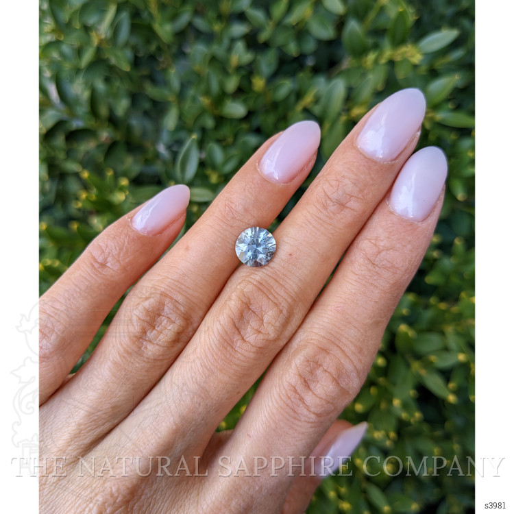 2.30 Ct. Greenish Blue Sapphire from Ceylon (Sri Lanka)