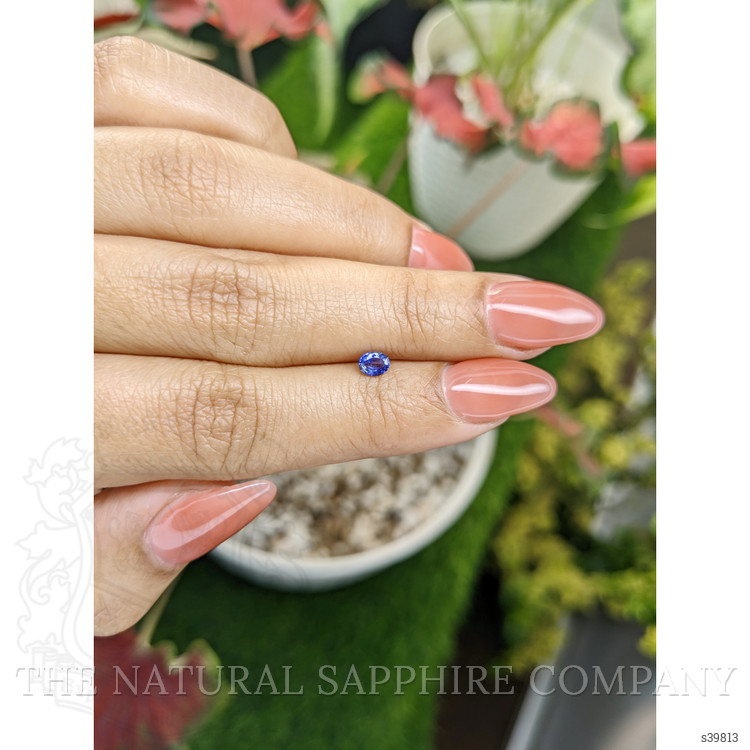 0.27 Ct. Blue Sapphire from Ceylon (Sri Lanka)