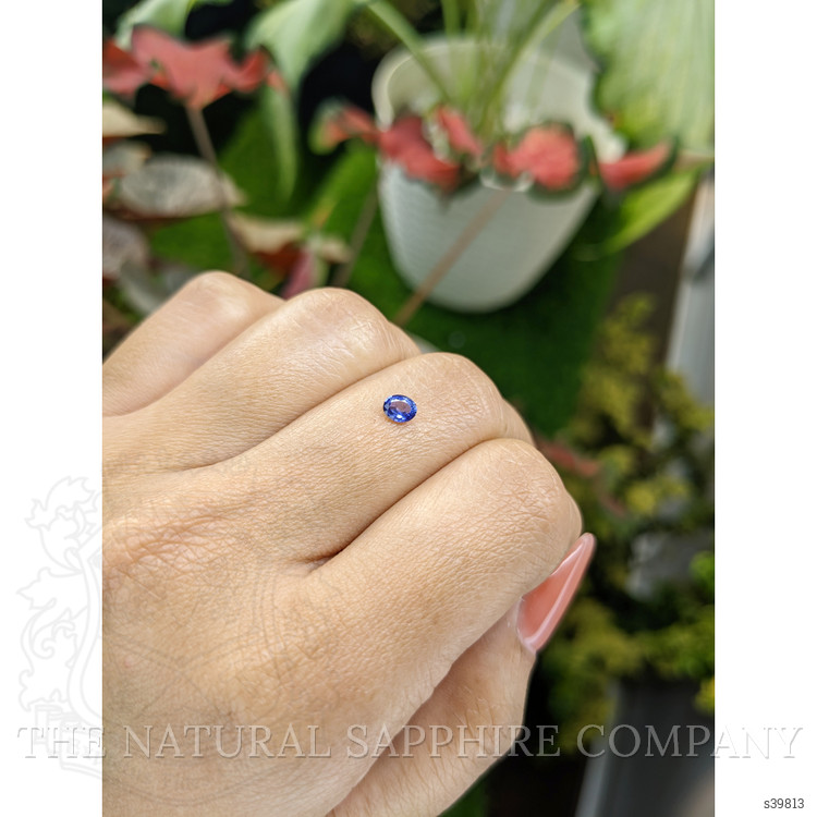 0.27 Ct. Blue Sapphire from Ceylon (Sri Lanka)